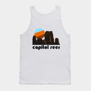 Retro Capitol Reef ))(( Tourist Souvenir National Park Design Tank Top